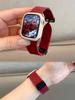 Pulseira para Relógio S10 é Adequada para Apple Watch Magnético Geração Iwatch98 Se Silicone Textura Tridimensional Relógios Masculinos e Femininos