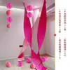 Decorações de Casamento em Papelão Ondulado Dobrável, Adereços de Casamento, Decorações de Origami Ondulado, Decorações de Casamento, Conjunto de Guirlanda Festiva