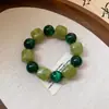 Pulsera de Cuentas Geométricas Irregulares de Acrílico, Sensación de Lujo Ligero y Gama Alta, Accesorio de Mano Simple y Versátil para el Viaje Diario, Venta al por Mayor