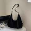 Bolso de Ante Retro para Debajo del Brazo Bolso de Mujer 2025 Otoño Nueva Moda Bolso Tote de Nicho Bolso de Hombro de Gran Capacidad