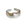 Anillo de moda geométrico irregular único y resistente para mujer, versátil y elegante, adecuado para apilar, anillo abierto, anillo de dedo índice de nicho, moderno