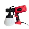 Pistola de pulverização especial para pintura, pistola de pulverização elétrica 500W alta potência HVLP alto fluxo de atomização conjunto de múltiplos bicos ajustável
