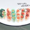 Simulación creativa de comida y brochetas de barbacoa para jugar coliflor pasador divertido material para accesorios de pegamento de crema de resina para nevera