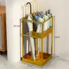 Estante para guardar paraguas, perchero para paraguas, gancho de almacenamiento, soporte para paraguas, estante de almacenamiento de pared para la entrada del hogar