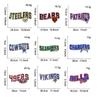 Logos de Times Americanos Transfronteiriços 49ers Cowboys Bills Patch Termocolante com Lantejoulas 28cm
