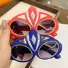 Novos Óculos de Sol Infantis Mecha do Ultraman Desenho Animado Fofo Performance Óculos de Sol para Bebê Estilo de Rua Anti-UV
