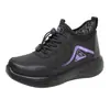 Nuevos Zapatos Casuales de Invierno con Suela Suave, de Encaje, Cómodos para Mamá, con Felpa Gruesa, Cálidos, Resistentes al Desgaste, de Algodón, Zapatos para Caminar