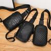 Bolso Vertical para Hombre de Cuero Genuino Transfronterizo 2024 Nuevo Cuero Suave Bolso de Pecho para Hombre Primera Capa Piel de Vaca Negocios Gran Capacidad Bolso Bandolera