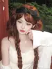 Pinza para el cabello de doble capa con lazo negro dulce y juguetón, accesorio para el cabello moderno y simple para un look puro y deseable