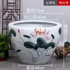 Maceta de Nenúfar, Cuenco de Loto Tanque Grande, Porcelana Azul y Blanca de Hotel, Tanque de Agua Jingdezhen, Tanque de Tortuga, Tanque de Peces Dorados de Patio, Loto de Tortuga