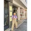 Mono de verano fino para mujer MONA, holgado, de pierna recta, pierna ancha, de cintura alta, adelgazante, mono de trabajo casual