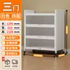 Zapatero para uso doméstico, armario de almacenamiento a prueba de polvo, armario de almacenamiento para entrada, dormitorio, balcón, pasillo, zapatero, gran capacidad, estante multicapa
