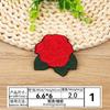 Según Bordado Moda capítulo de bordado por computadora personalidad creativa pegatinas de tela bordada decoración de ropa pegatinas de parche bordado rosas
