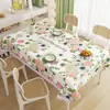 Mantel Estilo Pastoral Fresco y Sencillo, Impermeable y a Prueba de Aceite, Mantel para Mesa de Comedor Sin Lavado, Nuevo Modelo 2026, Mantel de Mesa de Café de Lujo Ligero de Gama Alta