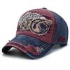 Gorra de Béisbol para Hombre y Mujer Primavera y Otoño Algodón Lavado Vintage Estilo Coreano Trendy Bordada Protección Solar Protector Solar Gorra de Copa Blanda Pareja