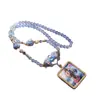 Pendente Tanka Guanyin de Mil Mãos e Mil Olhos Meio Pintado à Mão Tocado a Ouro Amuleto de Buda Joia de Colar Colecionável de Alta Qualidade Venda por Atacado