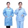Ropa Antiestática Ropa de Trabajo Libre de Polvo Ropa Limpia a Prueba de Polvo Fábrica de Alimentos Electrónica Blanco Azul Ropa Estática para Hombre y Mujer