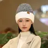 Gorro de Polar Forrado para Invierno, Cálido de Punto Cortavientos Protección para Orejas Gorro Frío para Hombres y Mujeres, Lana Engrosada Nueva Tendencia Gorro Baotou Co
