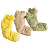 Conjunto de algodão para outono e inverno para cães da raça Schnauzer, adequado para as raças Teddy e Bichon Frisé, roupas de inverno espessas e quentes, casaco de algodão de quatro patas de 26 polegadas
