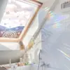 Dinosaurio Arcoíris Estilo Fresco Natural Láser Nuevo Atrapasoles Colorido Pegatina Electrostática Decoración de Vidrio Pegatina para Ventana