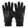 Luvas de Lã Polar Masculinas Inverno Veludo Espessas Quentes Luvas de Ciclismo Antiderrapantes Luvas de Esqui ao Ar Livre Forro