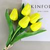 Tulipanes de PU Tulipanes de Boca Puntiaguda Fotografía de Bodas Decoración del Hogar Flores Artificiales Venta Directa de Fábrica Suministro Exclusivo Transfronterizo