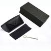 Set Negro de Estuches para Gafas de Sol para Empaque y Almacenamiento, Artículo Popular Transfronterizo, Personalizable con Logo, Caja de Empaque para Gafas Anti-Presión