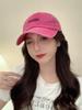 Gorra Lavable Retro Estilo Americano Gris Cemento Combinable Gorra Curva para Mujer Estilo Coreano Gorra para el Sol de Moda Gorra de Béisbol para Hombre