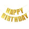 Nuevo ins Bandera de Feliz Cumpleaños con Glitter Láser Papel de Carta HappyBirthday Iridiscente