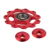 Accesorios Rueda Guía de Velocidad Variable para Bicicleta Rueda Guía para Bicicleta de Montaña Transmisión Dial Trasero Rueda Guía Anodizada CNC Multicolor