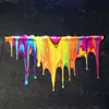 Adesivo de Carro Pintura 3D Adesivo de Carro Pintura Adesivo Fluxo Arco-Íris Dopamina Adesivo Decorativo Personalizado Arranhão J114