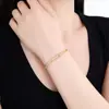 Pulsera de cadena de hueso de serpiente de doble capa y cuadrado pequeño transfronteriza Xuping, acero inoxidable simple, estilo personalizado, pulsera en capas de moda para mujer