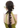 Peluca Trenza Cola de Caballo Infantil Trenza de Flores Trenza Retorcida Nuevo Estilo Chino Estilo Nacional Cabello Trenzado Estilo Novia Peinado