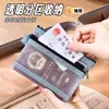 Bolsa para Pasaporte, Portadocumentos de Embarque y Monedas Portátil, Portatarjetas Integrado, Cubierta Protectora, Bolsa de Documentos de Identificación de Cabina para Viajes al Extranjero