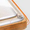 Tapete de Mesa Rectangular [3.0 mm de Grosor] Transparente Esmerilado, Mantel de PVC Resistente al Calor, Mantel Impermeable, Resistente al Aceite y al Agua