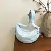 Nueva Bolsa Grande para Empanadas para Mujer, Bolso Cruzado Ultraligero, Bolso de Hombro Impermeable de Nailon Casual, Bolso Deportivo Color Sólido Estilo Coreano
