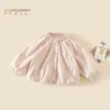 Abrigo de Otoño para Niñas, Top de Moda Estilo Coreano Holgado para Niños, Nuevo Modelo Primavera y Otoño 2026, Chaqueta de Encaje Clase A para Niñas