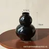Vaso antigo médio avançado sentido arte arranjo de flores ornamentos de vidro luz luxo cabaça vaso de flores vaso de vidro decorativo francês