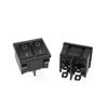 Rs601 Interruptor Basculante 21*24mm 4P Preto 2 Posições 4 Pinos Duas Posições Quatro Pinos Interruptor Basculante Kcd5