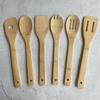 Venta transfronteriza espátula de bambú espátula antiadherente cuchara sopera cuchara para ensalada cuchara de bambú fabricantes de espátulas suministro en stock
