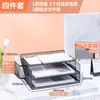Suporte de Mesa para Arquivos Suporte de Metal para Arquivos Prateleira de Armazenamento para Escritório Prateleira de Ferro Multicamadas para Pastas Caixa de Armazenamento Estante de Livros Arquivo