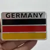 Fábrica en stock, venta al por mayor, pegatinas para coche, aleación de aluminio, metal, bandera nacional, pegatinas para coche, modificación de coche, pegatinas decorativas, pegatinas para el cuerpo