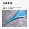 Herramienta para teñir el cabello Aceite de Tiburón Peine para teñir el cabello Engrosado Permanente Tinte Pincel Blanco Película vertible Cuidado Pincel para hornear