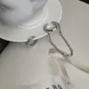 2021 Nuevos Pendientes de Clip de Moda para Celebridades de Internet Sencillos Pendientes de Clip de Larga Borla Elegantes de Alta Gama sin Agujeros para las Orejas para Mujer