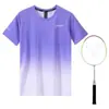 Camisetas para Hombre y Mujer, Trajes de Running de Manga Corta de Secado Rápido, Maillots de Verano, Ropa de Fitness, Uniformes de Baloncesto y Bádminton, Stock Listo Transfronterizo