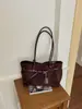 Bolso de ante para debajo del brazo transfronterizo para mujer, nuevo bolso tote retro coreano de moda 2026, bolso grande de capacidad para el día a día
