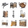 Herramientas para chimenea Soporte para quemar Estante para leña Rejilla para apilar madera Estante para almacenamiento de madera Organizar y colocar Interior y exterior