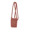 Bolsa de Teléfono Móvil Tejida Transfronteriza, Bolso de Hombro Cruzado Individual, Mini Bolso Multiusos, Bolso Casual con Textura, Bolso de Viaje de Lana