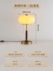 Lámpara de Mesa de Madera Vintage Luz de Lujo de Diseño Sala de Estar Estudio Dormitorio Lámpara de Noche Lámpara de Mesa de Cristal Atmósfera Lámpara de Mesa