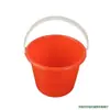 Balde Vermelho Pequeno para Arte, Balde Pequeno Portátil para Água, Balde de Plástico de Morango para Pintura, Balde para Pincéis, Balde de Tinta para Coleta de Ovos